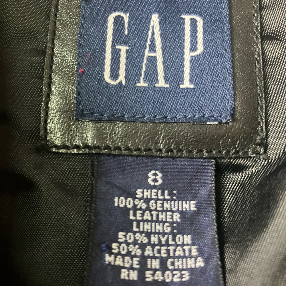Gap Leather Jacket - image 8